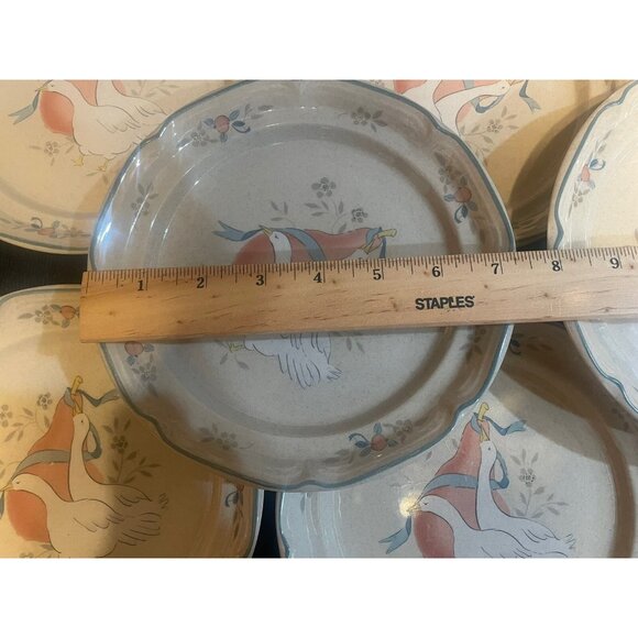 MARMALADE Geese 8868 Vintage International China Japan Salad Plates (4) - Picture 4 of 8